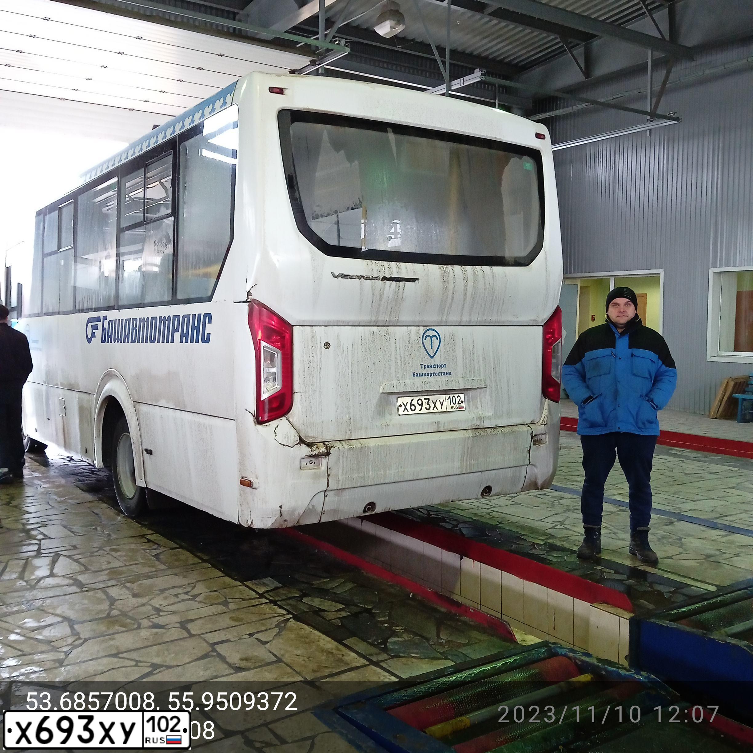 Фото автомобиля PAZ Z 3204, 2019 — госномер Х693ХУ102. Цвет: БЕЛЫЙ