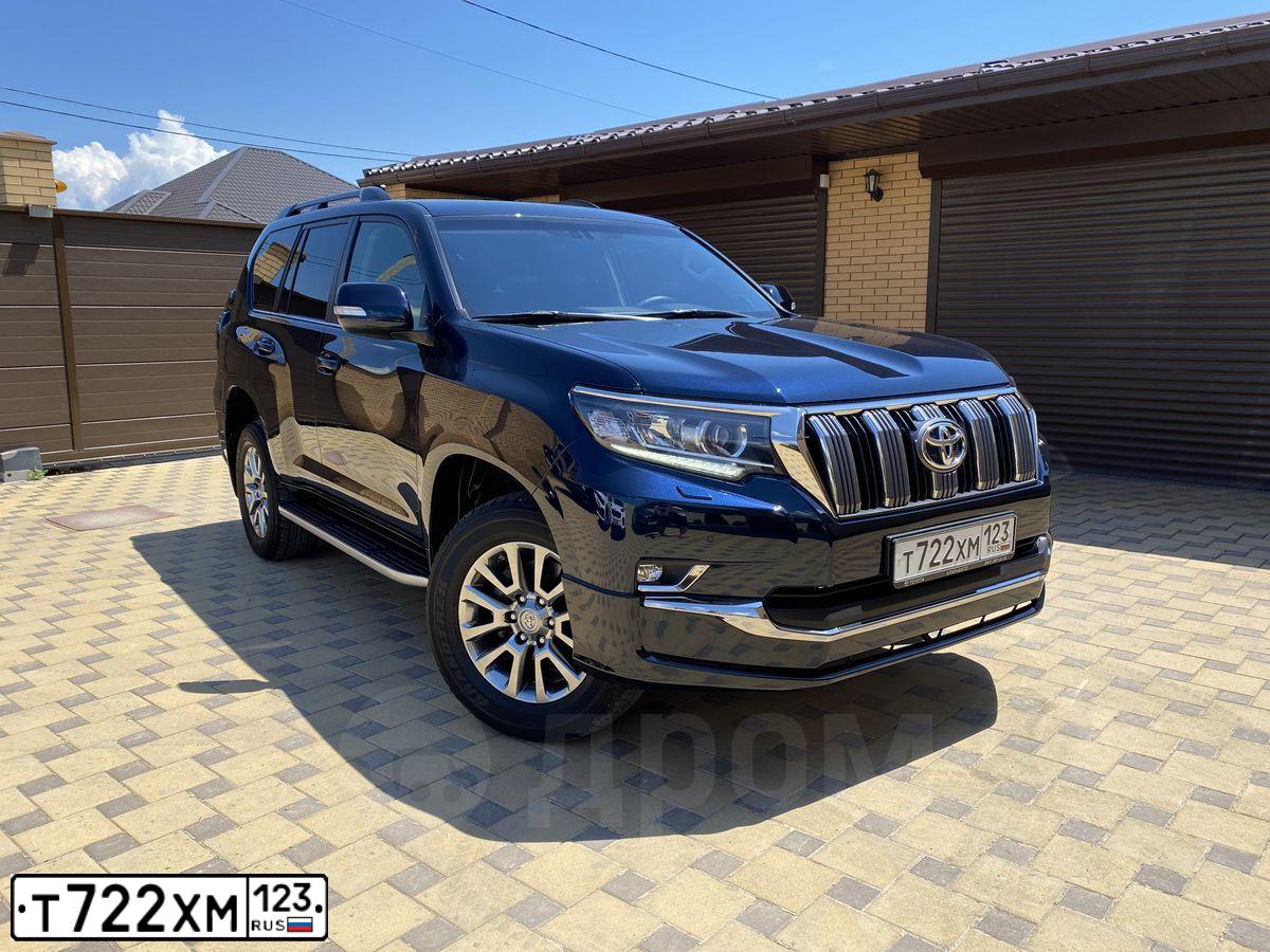 Фото автомобиля TOYOTA LANDCRUISER, 2019 — госномер С859ВО761. Цвет: ТЕМНО-СИНИЙ
