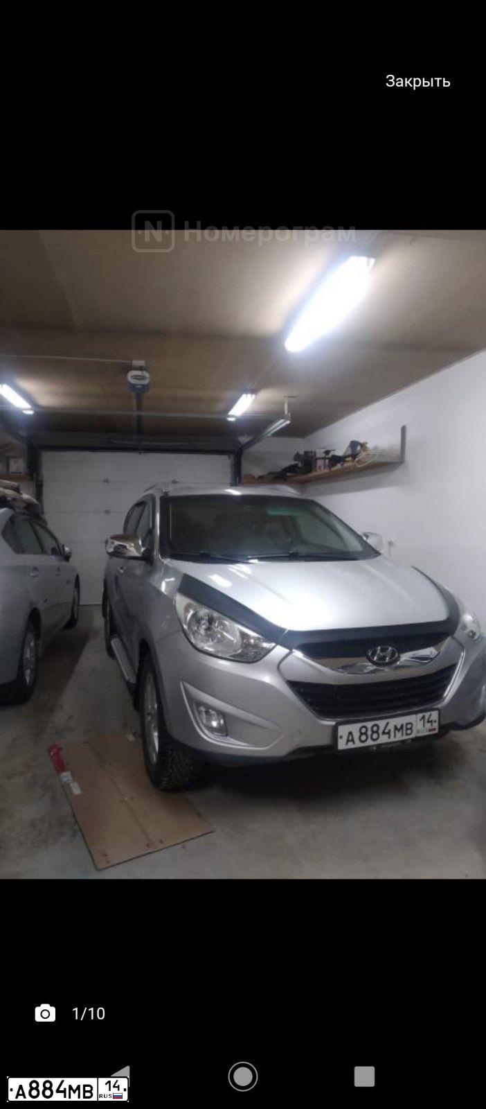 Фото автомобиля HYUNDAI TUCSON, 2011 — госномер Р154СУ154