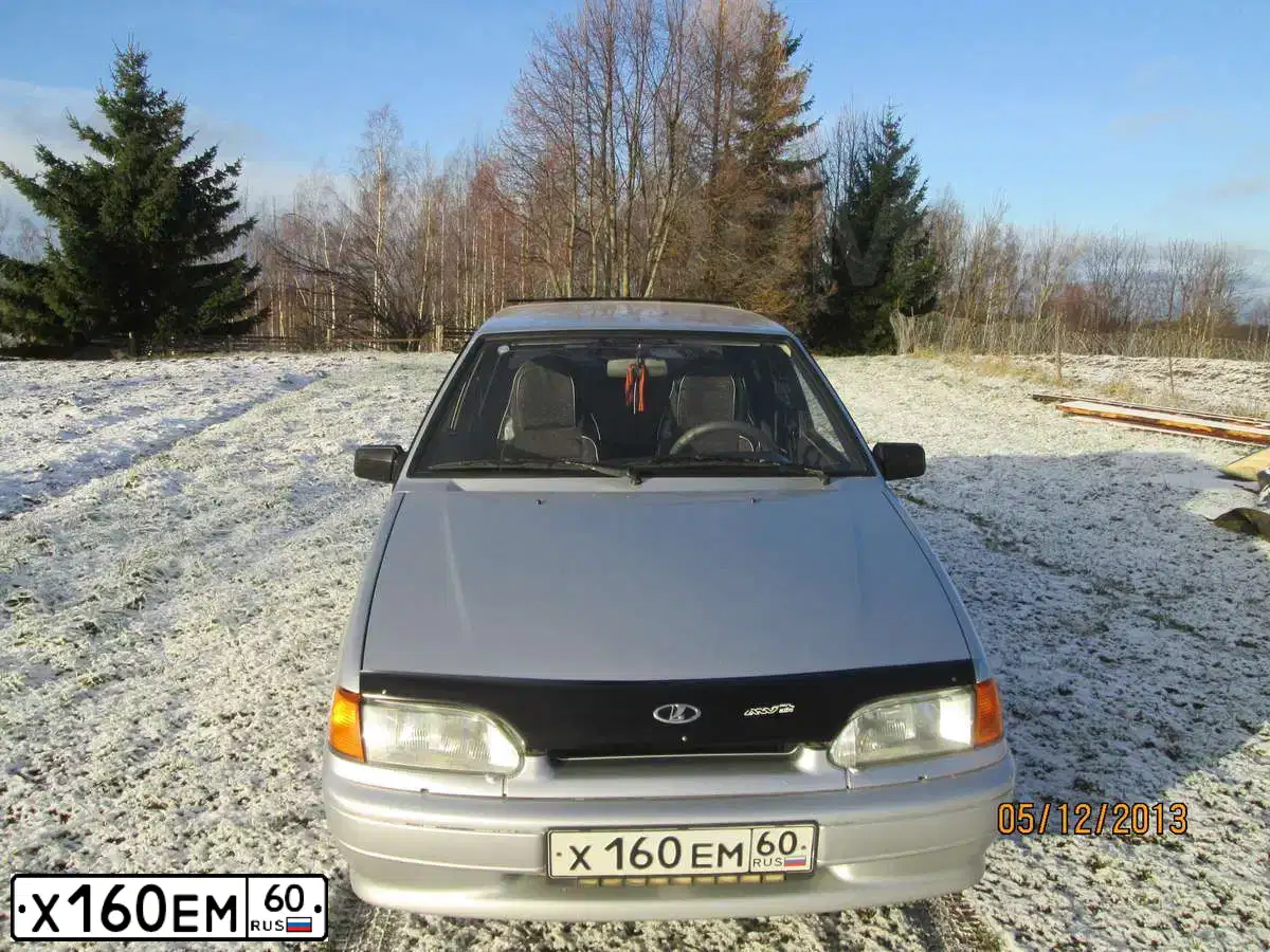 Фото автомобиля LADA 2114 SAMARA, 2009 — госномер Х160ЕМ60. Цвет: СВЕТЛО-СЕРЕБРИСТЫЙ МЕТАЛЛ
