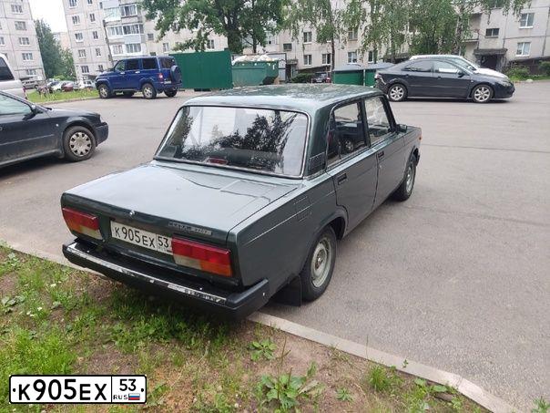 Фото автомобиля LADA 2107, 2010 — госномер Н510ЕВ198. Цвет: СЕРО-СИНЕ-ЗЕЛЕНЫЙ