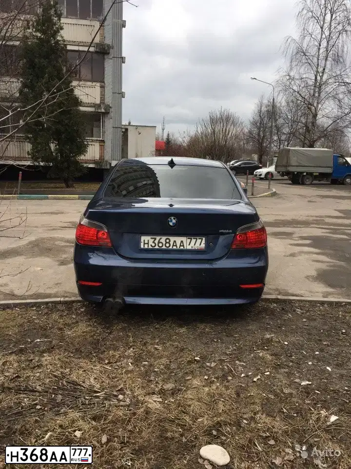 Фото автомобиля BMW W SERIE 5, 2003 — госномер А753ВР252. Цвет: СИНИЙ