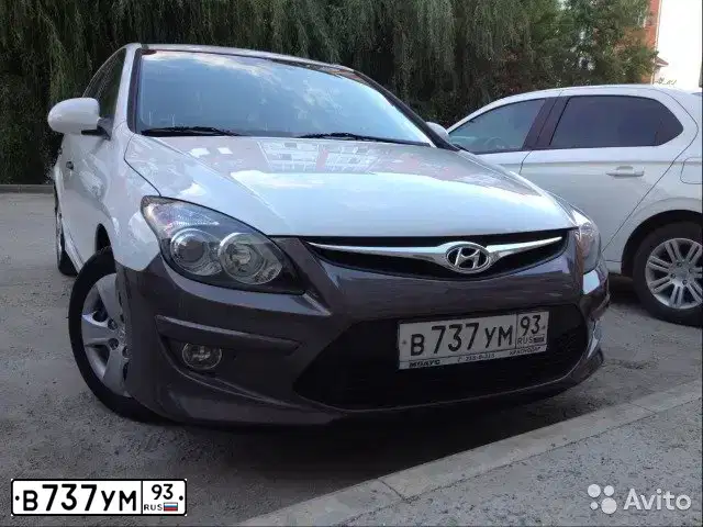 Фото автомобиля HYUNDAI I30, 2010 — госномер В931МР156. Цвет: Белый