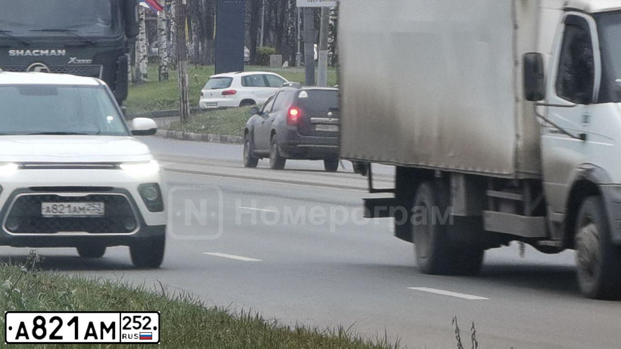 Фото автомобиля KIA SOUL, 2022 — госномер А821АМ252. Цвет: Белый
