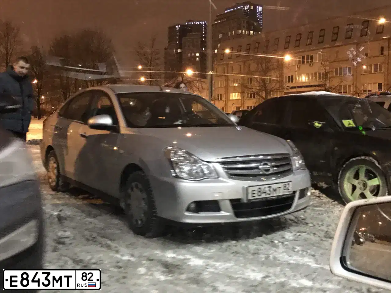 Фото автомобиля NISSAN ALMERA /AVTOVAZ/, 2016 — госномер Е058АХ57. Цвет: СЕРЕБРИСТЫЙ