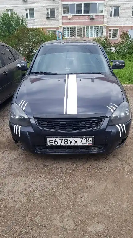Фото автомобиля LADA 2170 PRIORA, 2007 — госномер Е678УХ716. Цвет: ГРАФИТОВЫЙ МЕТАЛЛИК