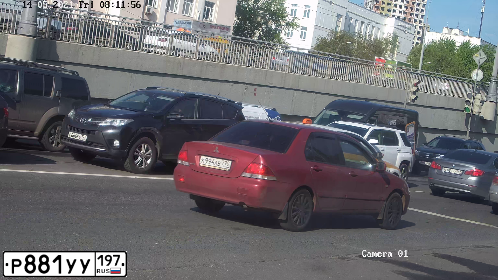 Фото автомобиля BMW SERIE 5, 2012 — госномер В559ОЕ51. Цвет: Серый