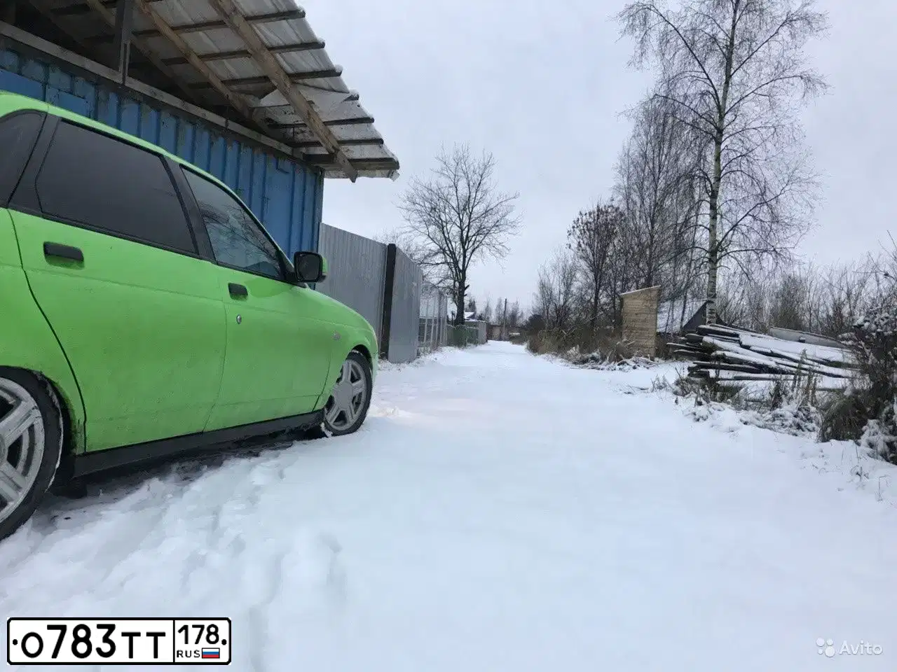Фото автомобиля LADA 2170 PRIORA, 2008 — госномер О783ТТ178. Цвет: САЛАТОВЫЙ МЕТАЛЛИК