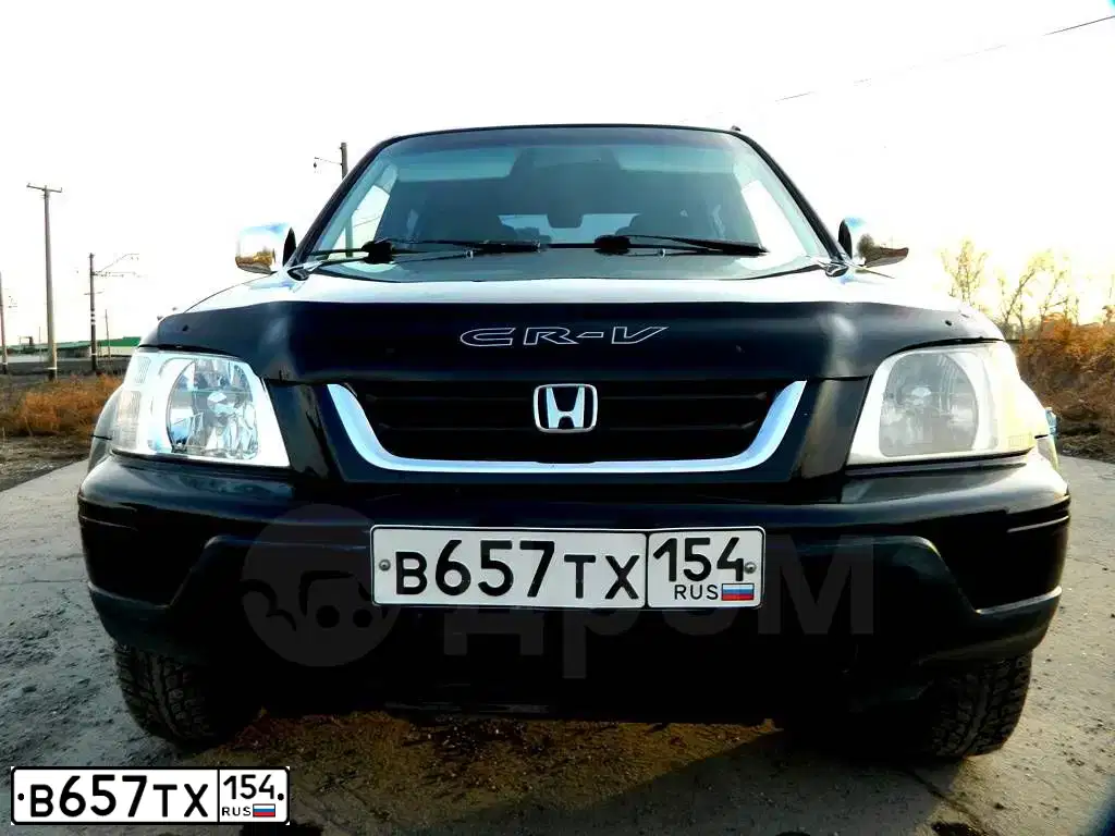 Фото автомобиля HONDA CR-V, 1999 — госномер Т987ВХ97. Цвет: ЧЕРНЫЙ
