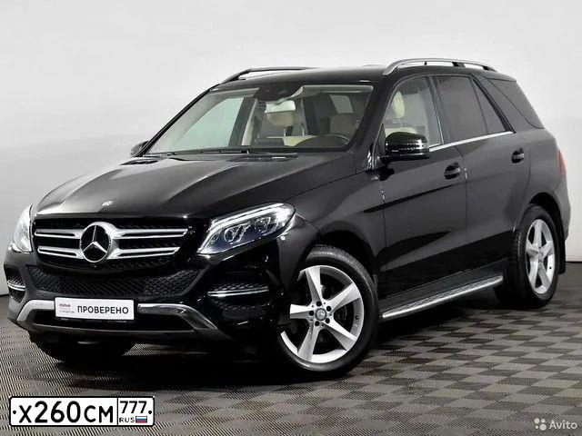 Фото автомобиля MERCEDES GLE-KLASSE, 2016 — госномер К588РН21. Цвет: ЧЕРНЫЙ