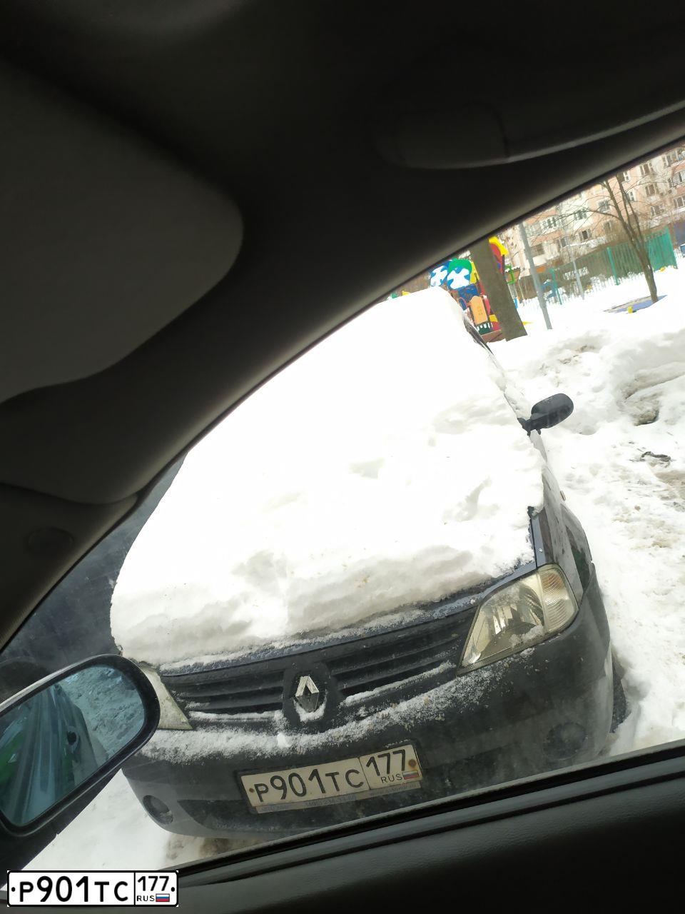 Фото автомобиля RENAULT LOGAN, 2007 — госномер Р901ТС177. Цвет: ТЕМНО-СЕРЫЙ