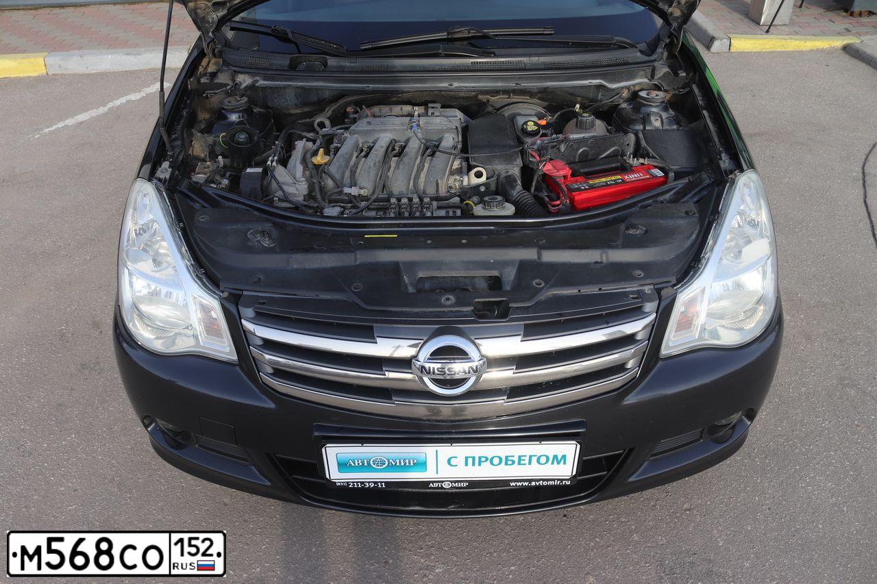 Фото автомобиля NISSAN ALMERA /AVTOVAZ/, 2013 — госномер М568СО152. Цвет: ЧЕРНЫЙ
