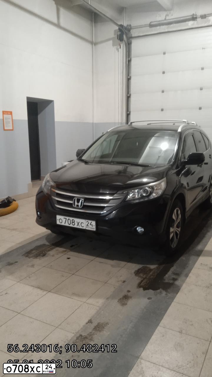 Фото автомобиля HONDA CR-V, 2008 — госномер В614ВЕ17