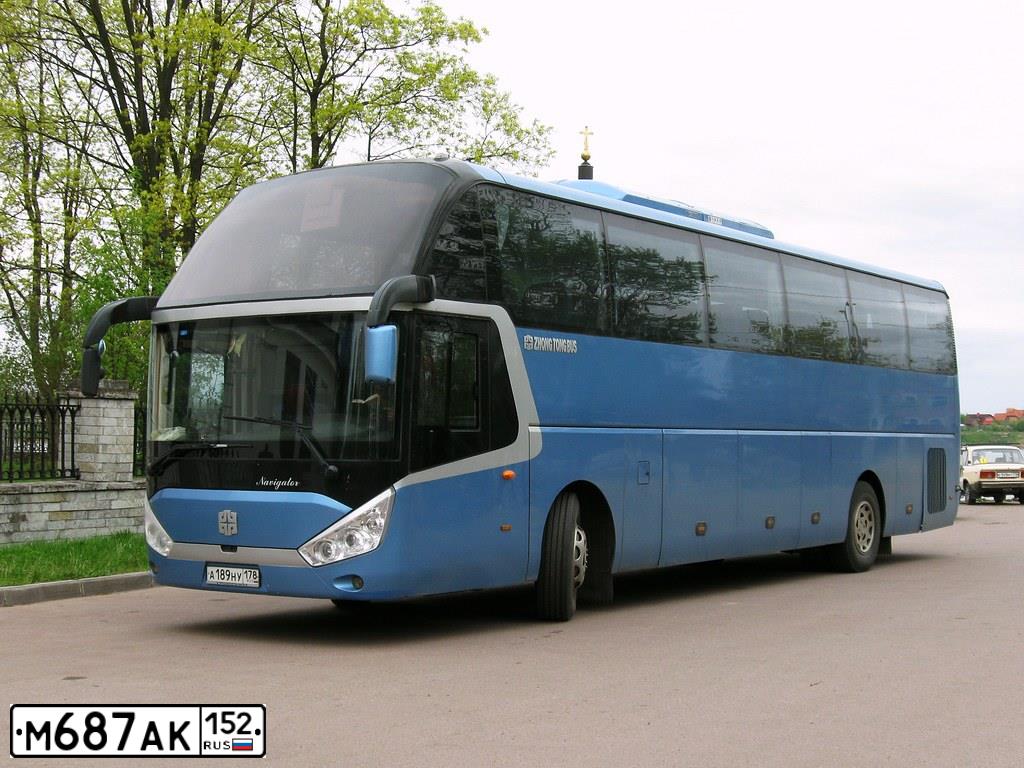 Фото автомобиля ZHONGTONG LCK-SERIE, 2010 — госномер Р480СВ123. Цвет: СИНИЙ