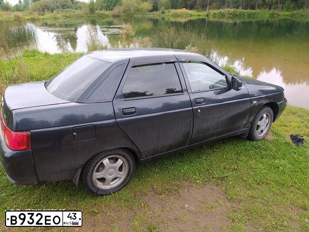 Фото автомобиля LADA 2110, 2005 — госномер В932ЕО43. Цвет: ГРАФИТОВЫЙ МЕТАЛЛИК
