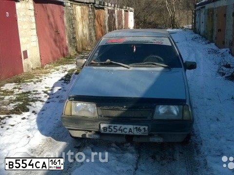 Фото автомобиля LADA 2109 SAMARA, 2002 — госномер В554СА161. Цвет: Светло-Серебристый металлик