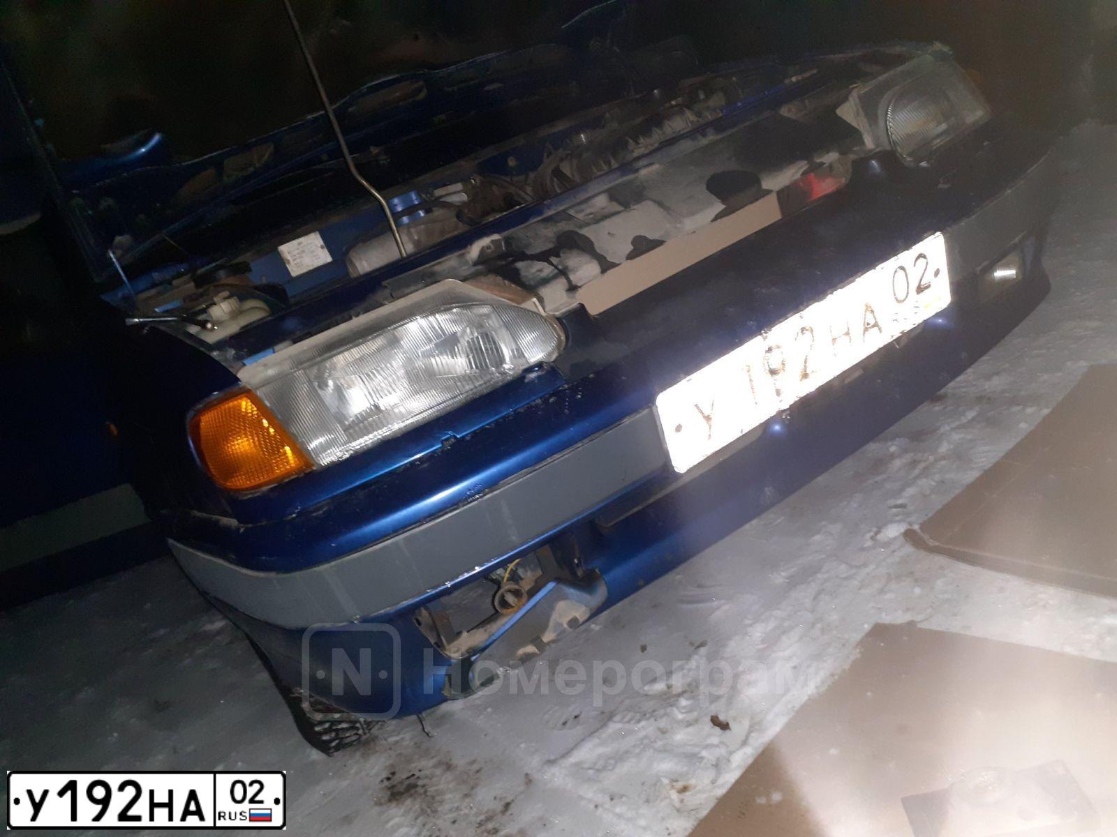 Фото автомобиля LADA 2115 SAMARA, 2005 — госномер У192НА02. Цвет: СИНЕ-ЗЕЛЕНЫЙ