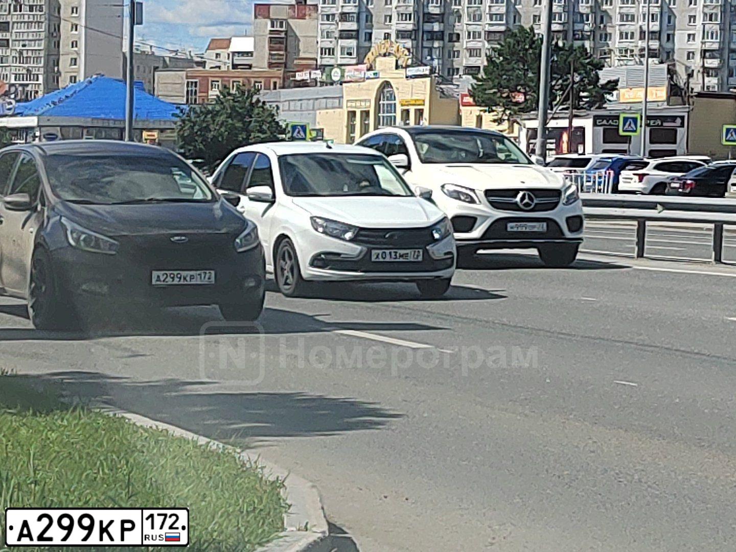 Фото автомобиля KIA CEE'D, 2013 — госномер А299КР172. Цвет: Коричневый