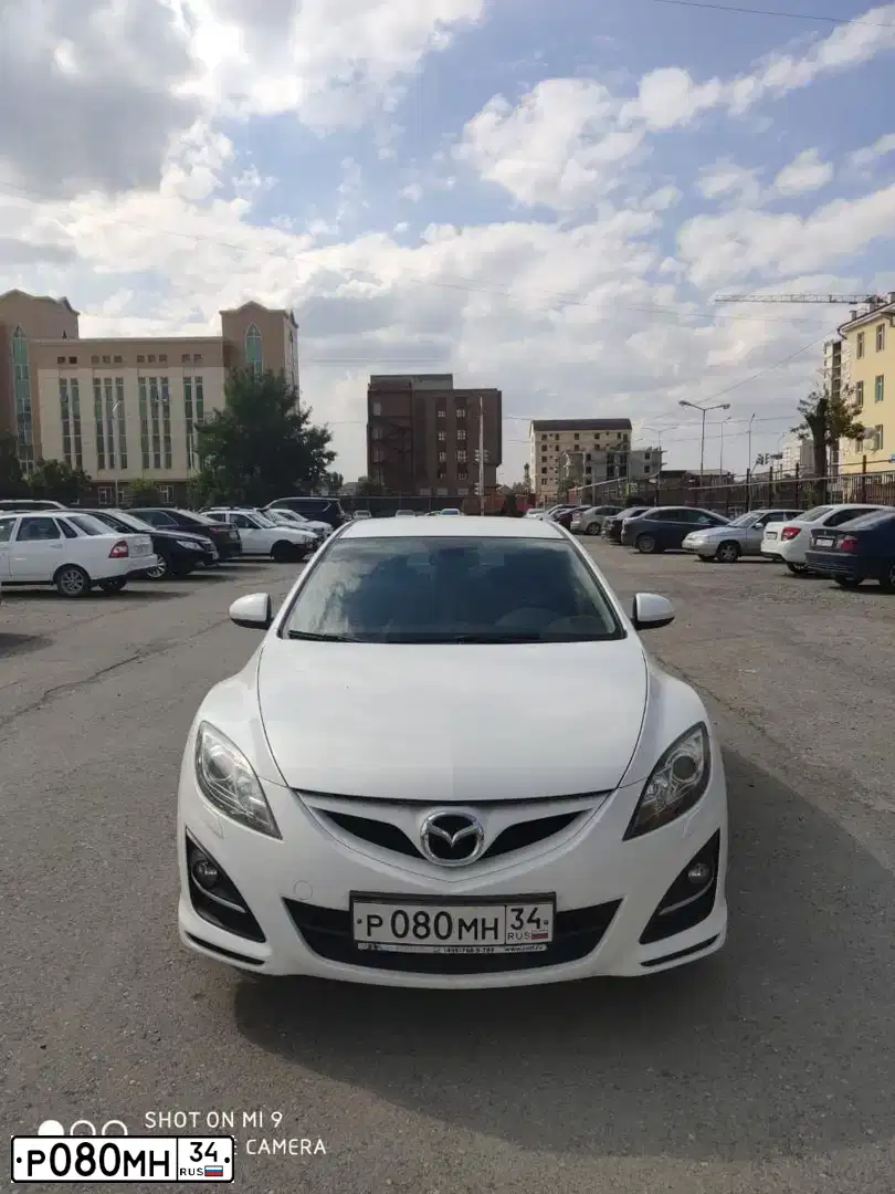 Фото автомобиля MAZDA 6, 2011 — госномер К395ВК761. Цвет: Белый