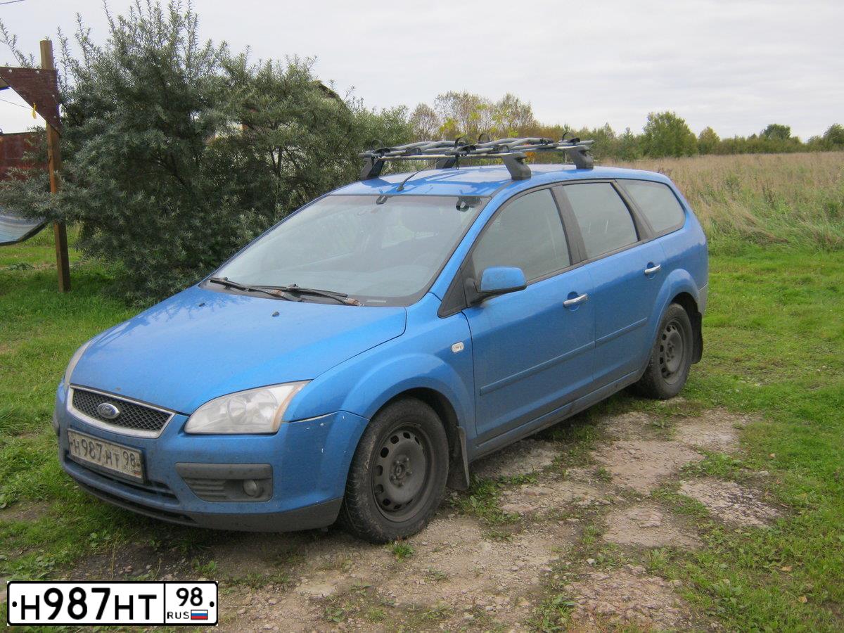 Фото автомобиля FORD FOCUS, 2007 — госномер К623УХ147. Цвет: голубой