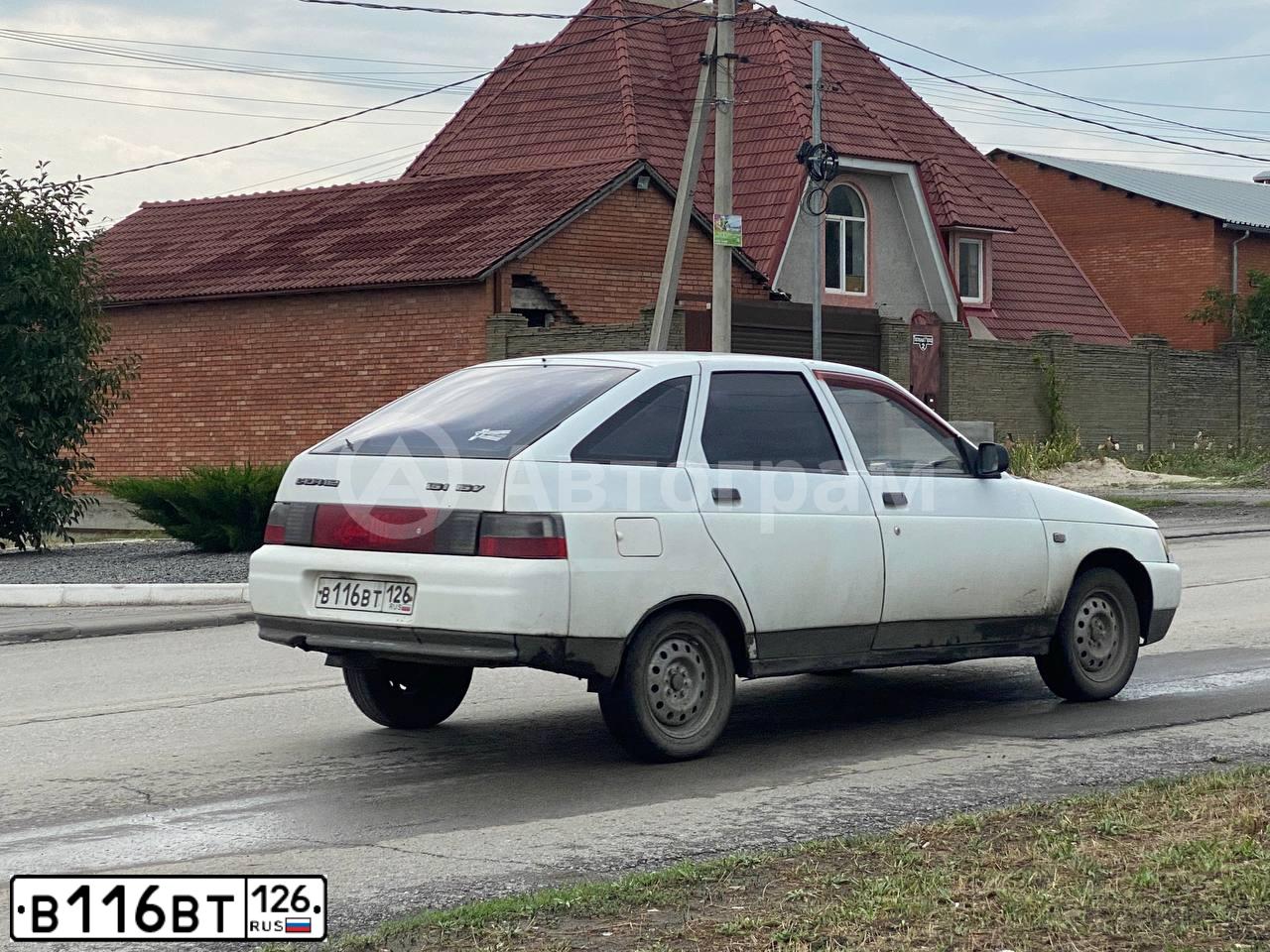 Фото автомобиля LADA 2112 LADA, 2001 — госномер В116ВТ126. Цвет: ЯРКО-БЕЛЫЙ