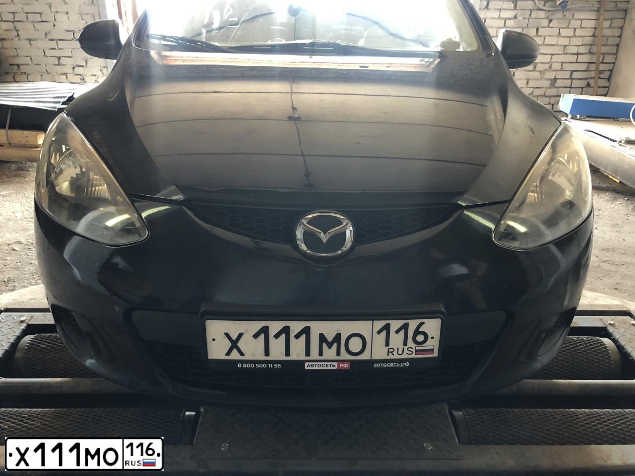 Фото автомобиля MITSUBISHI LANCER, 2006 — госномер А934АВ716. Цвет: СИНИЙ