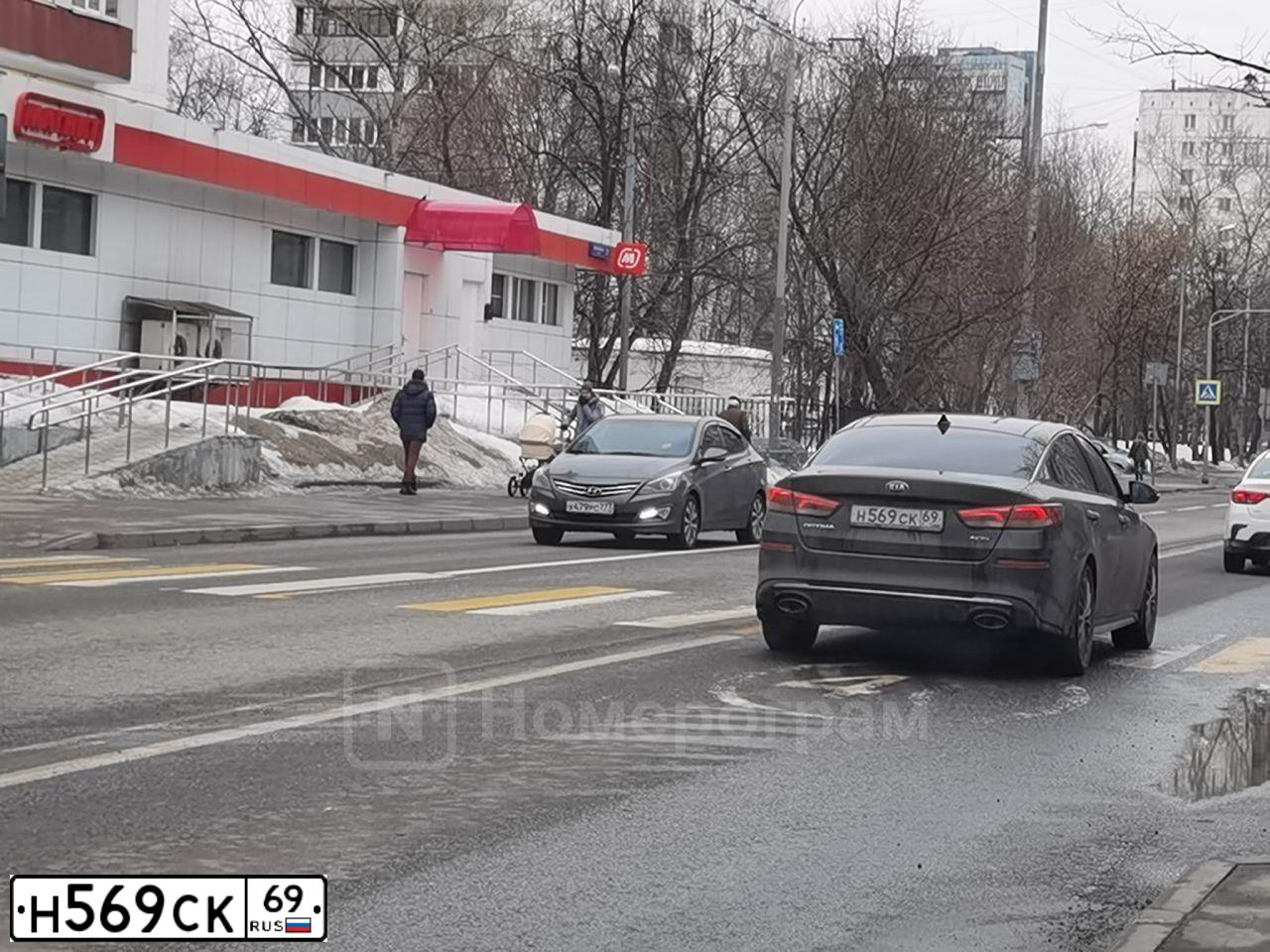 Фото автомобиля KIA MAGENTIS  OPTIMA, 2019 — госномер Н569СК69. Цвет: ЧЕРНЫЙ
