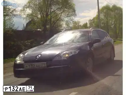Фото автомобиля RENAULT LAGUNA, 2009 — госномер У217ОК71. Цвет: ТЕМНО-СЕРЫЙ