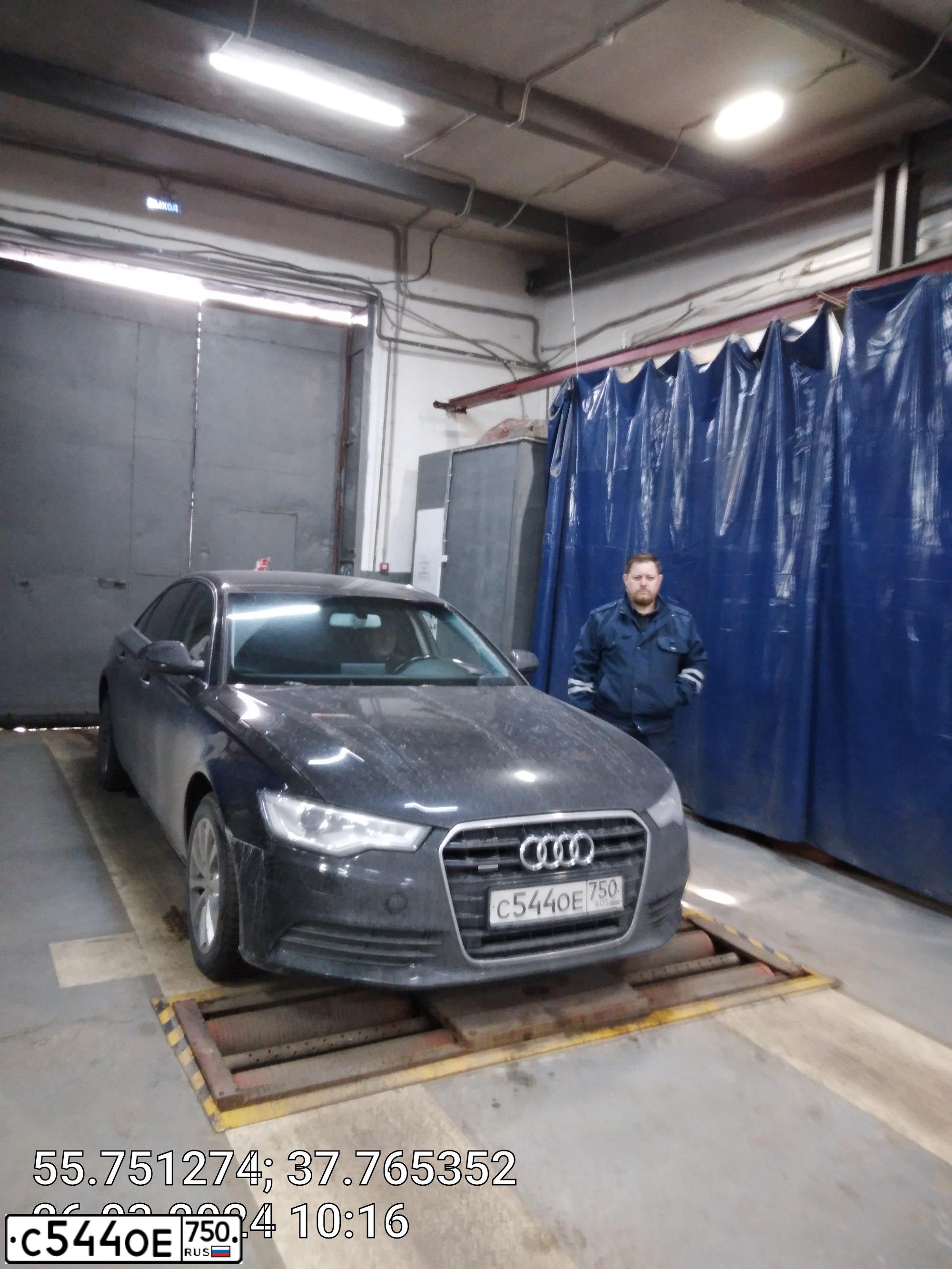 Фото автомобиля AUDI A6, 2013 — госномер С035РЕ797. Цвет: ЧЕРНЫЙ