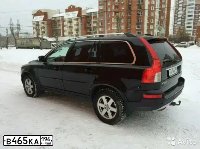 Фото автомобиля VOLVO XC90, 2011 — госномер В465КА196. Цвет: ЧЕРНЫЙ