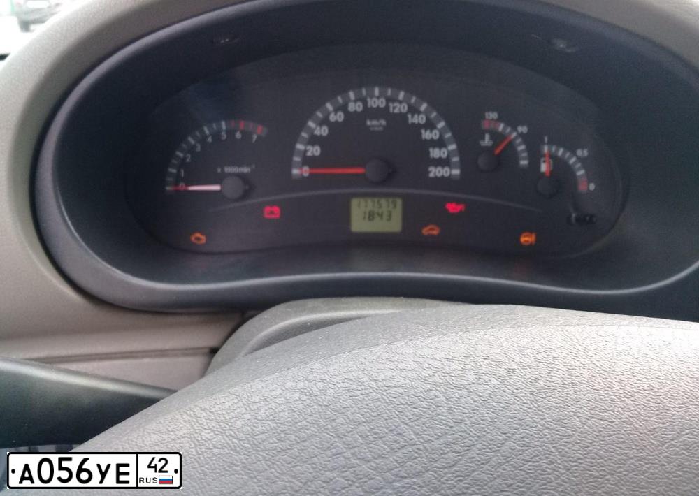 Фото автомобиля LADA 1118 KALINA, 2010 — госномер А056УЕ42. Цвет: ТЕМНО СЕРЫЙ МЕТАЛЛИК