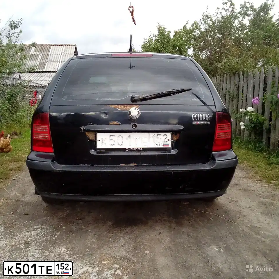 Фото автомобиля SKODA OCTAVIA, 2000 — госномер К501ТЕ152. Цвет: ЧЕРНЫЙ