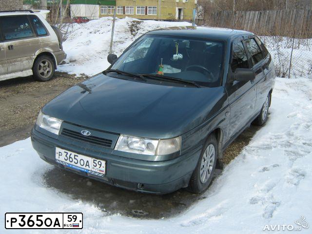 Фото автомобиля LADA 2112 LADA, 2008 — госномер Р365ОА59. Цвет: СЕРО-СИНЕ-ЗЕЛЕН