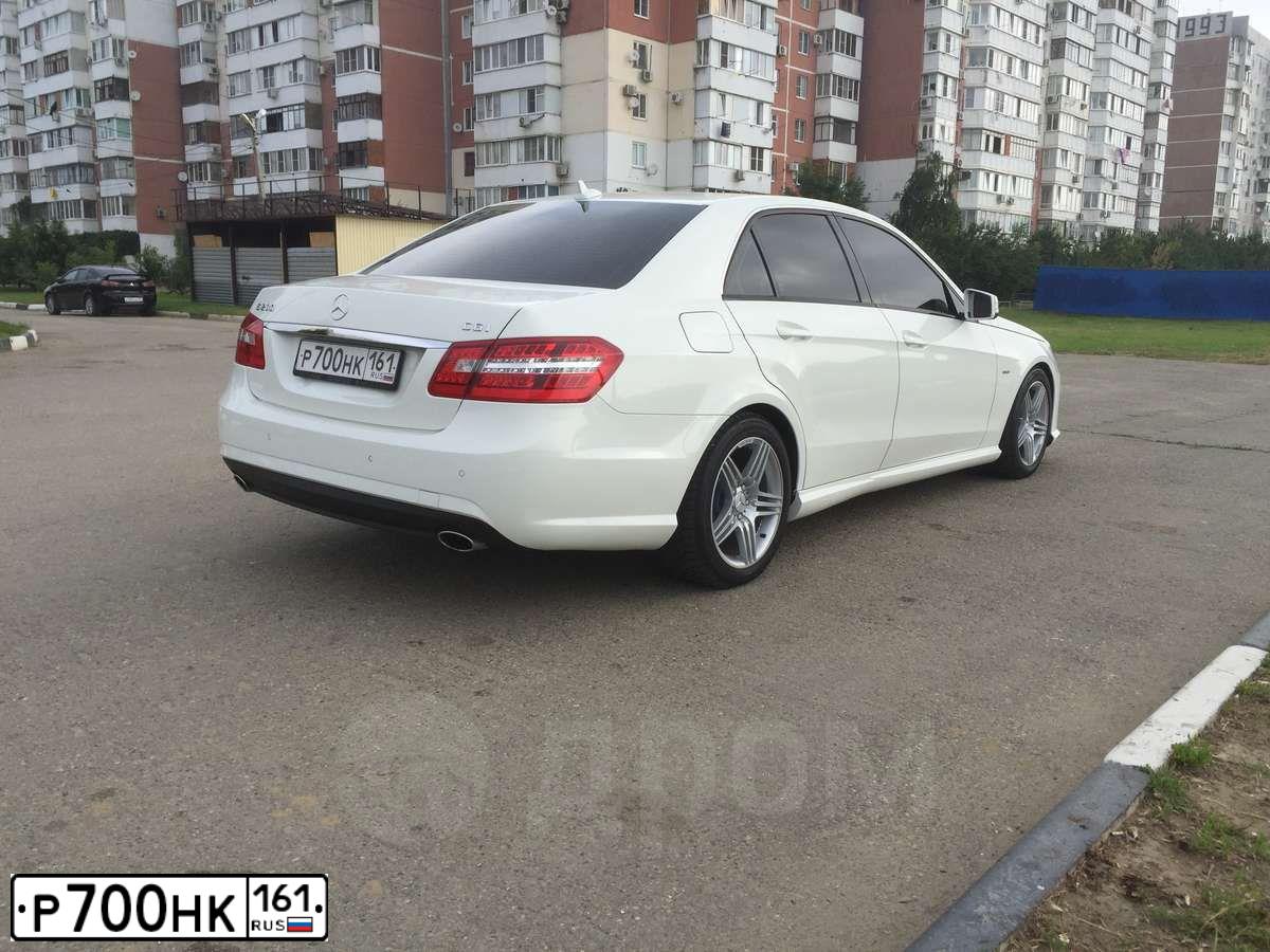 Фото автомобиля MERCEDES E-KLASSE, 2011 — госномер Т311МС193. Цвет: Белый