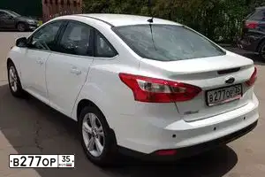 Фото автомобиля FORD D FOCUS, 2011 — госномер В277ОР35. Цвет: Белый