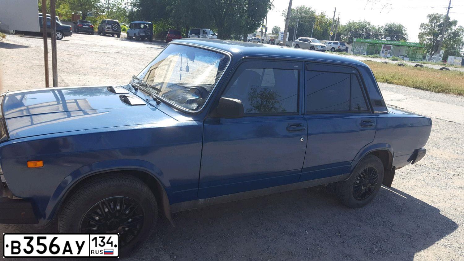 Фото автомобиля LADA 2107 LADA, 2008 — госномер В356АУ134. Цвет: СИНЕ ЗЕЛЕНЫЙ