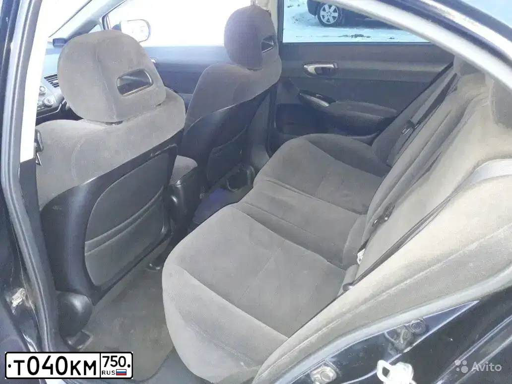 Фото автомобиля HONDA CIVIC, 2006 — госномер К659КЕ35. Цвет: ЧЕРНЫЙ