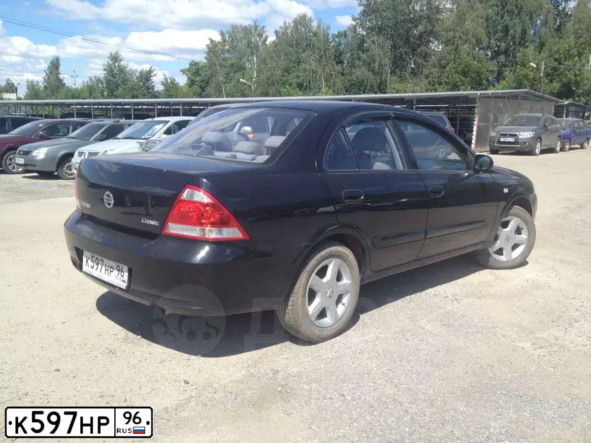 Фото автомобиля NISSAN ALMERA, 2007 — госномер О408КВ159. Цвет: ЧЕРНЫЙ
