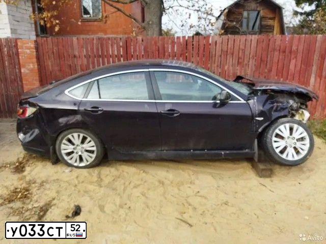 Фото автомобиля MAZDA 6, 2008 — госномер У033СТ52. Цвет: ТЕМНО-ВИШНЕВЫЙ