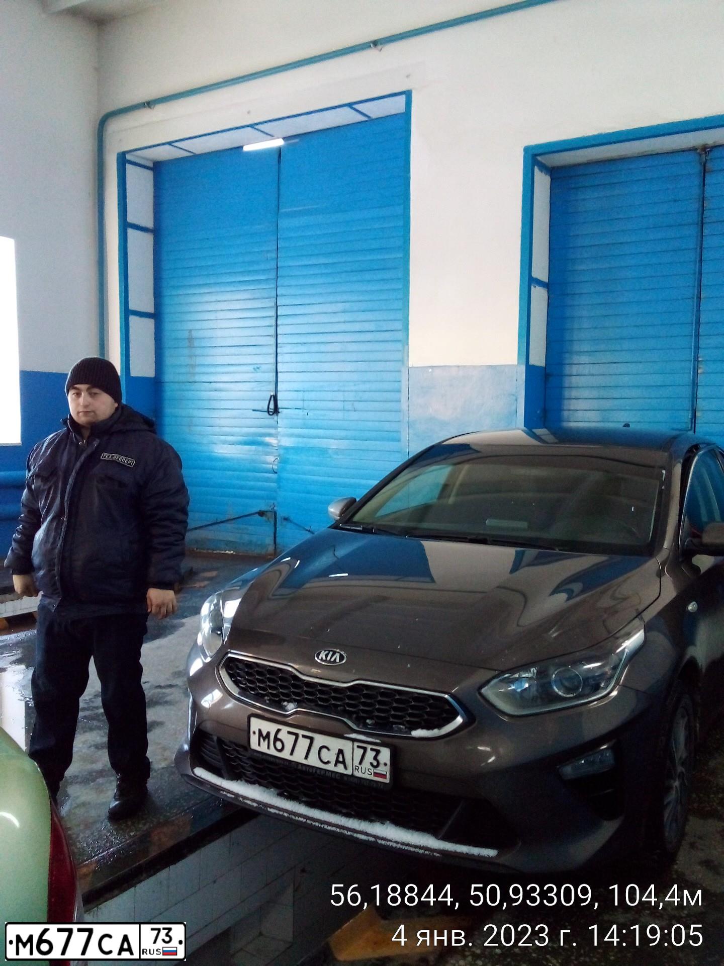 Фото автомобиля KIA CEE'D, 2018 — госномер К314ТО716. Цвет: СЕРО-КОРИЧНЕВЫЙ
