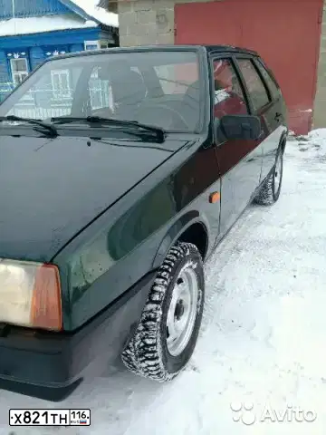 Фото автомобиля LADA 2109 SAMARA, 2003 — госномер Н700ТУ16. Цвет: Темно-зеленый