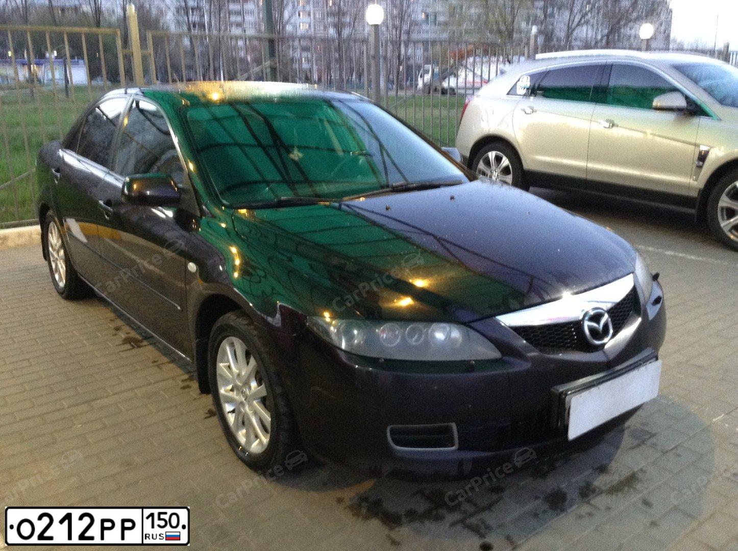 Фото автомобиля MAZDA 6, 2007 — госномер В358ТК177. Цвет: ВИШНЕВЫЙ ТЕМНЫЙ