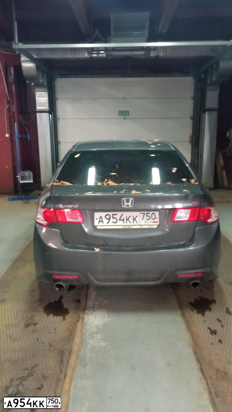 Фото автомобиля HONDA ACCORD, 2008 — госномер А298АО550. Цвет: СЕРЫЙ ТЕМНЫЙ