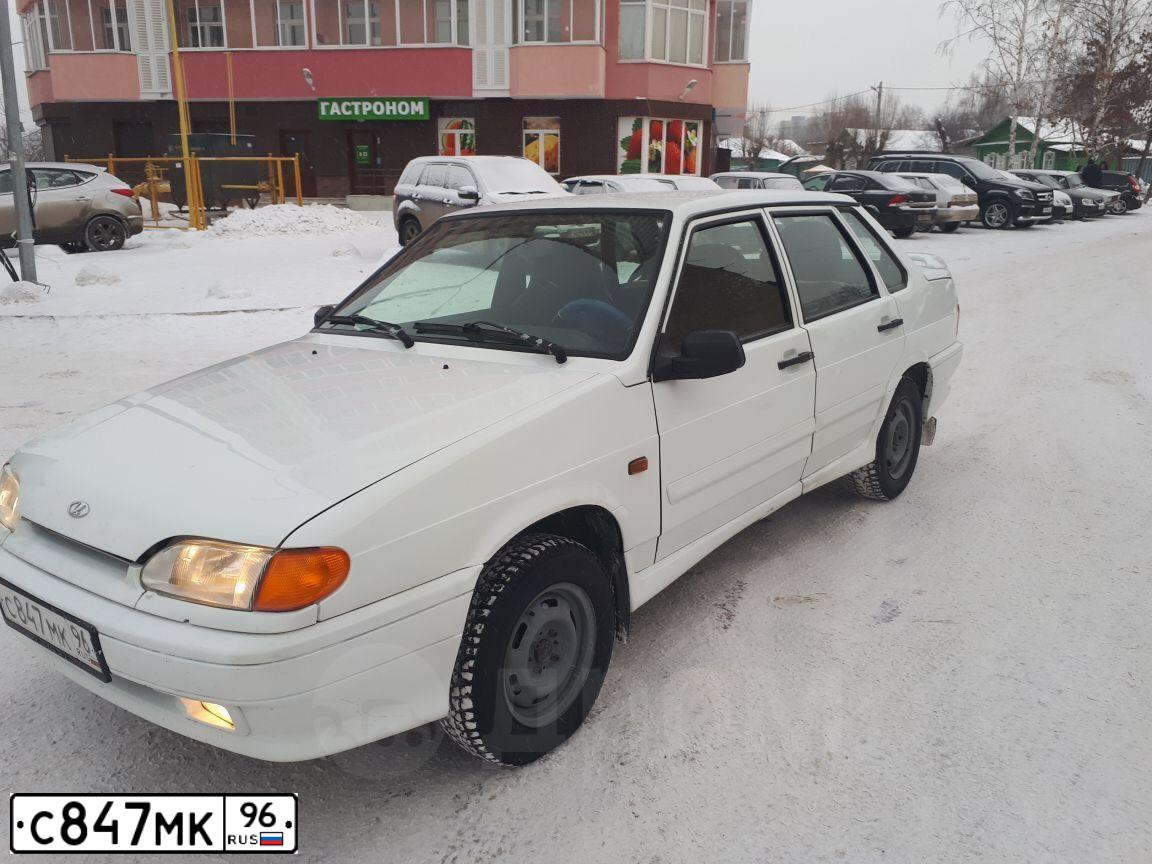 Фото автомобиля LADA 2115 SAMARA, 2010 — госномер С847МК96. Цвет: Белый