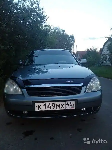 Фото автомобиля LADA 2172 PRIORA, 2008 — госномер К149МХ46. Цвет: средний серо-зеленый металлик