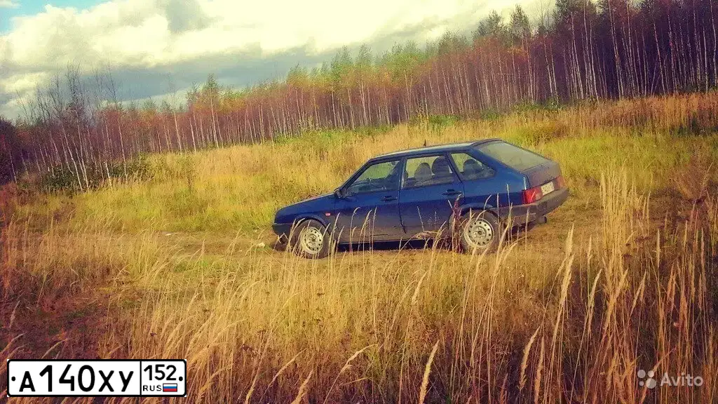 Фото автомобиля LADA 2109 SAMARA, 2002 — госномер А140ХУ152. Цвет: синий