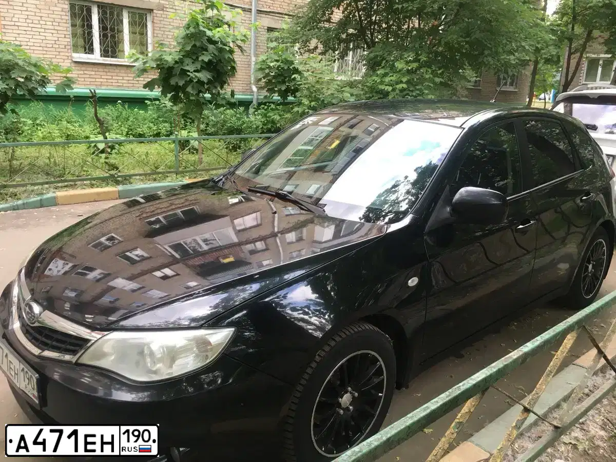 Фото автомобиля SUBARU IMPREZA, 2008 — госномер М767МУ142