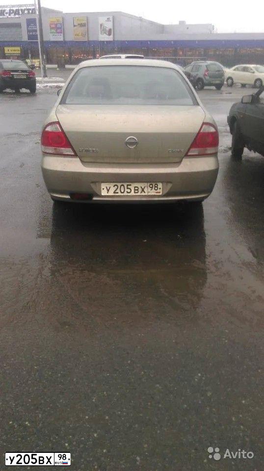 Фото автомобиля NISSAN ALMERA, 2008 — госномер О375ОУ47. Цвет: БЕЖЕВЫЙ