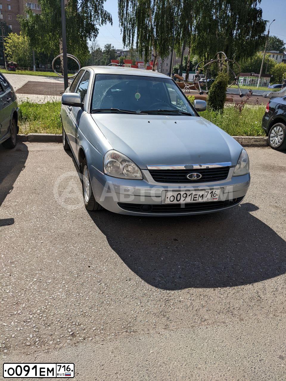 Фото автомобиля LADA 2170 PRIORA, 2007 — госномер О091ЕМ716. Цвет: СЕРЕБРИСТО-ГОЛУБОЙ