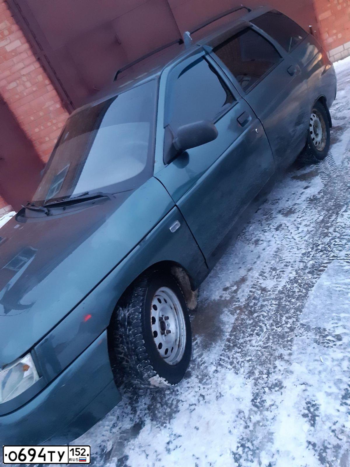 Фото автомобиля LADA 2111, 2008 — госномер О694ТУ152. Цвет: СЕРО-СИНЕ-ЗЕЛЕНЫЙ
